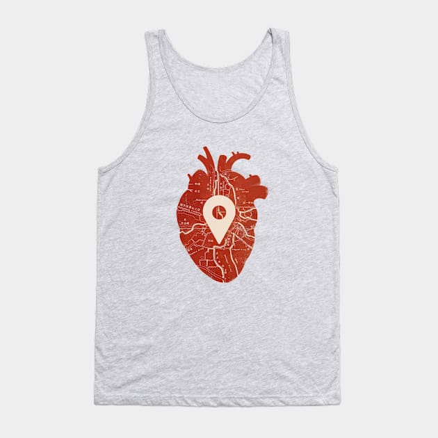 You Are Here Tank Top by enkeldika2